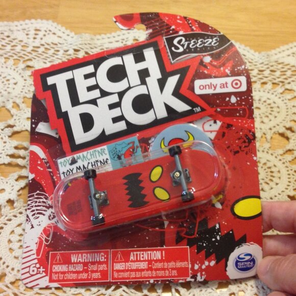 Tech Deck  Skateboards  Toy Machine Steeze Spin Master  Fingerboard Ultra Rare - Picture 1 of 3